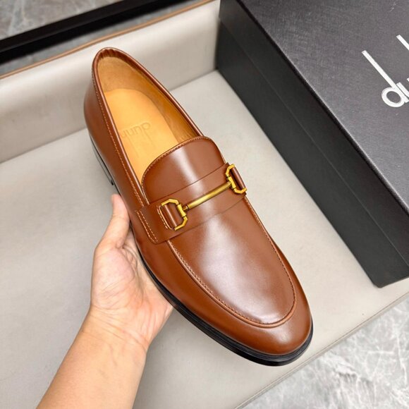 Dunhill Classic Business Leather Shoes Brown main image 8